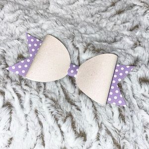 Handmade Faux leather bows